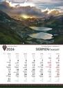 Kalendarz Ścienny 2026 Tatry Fotografie B5