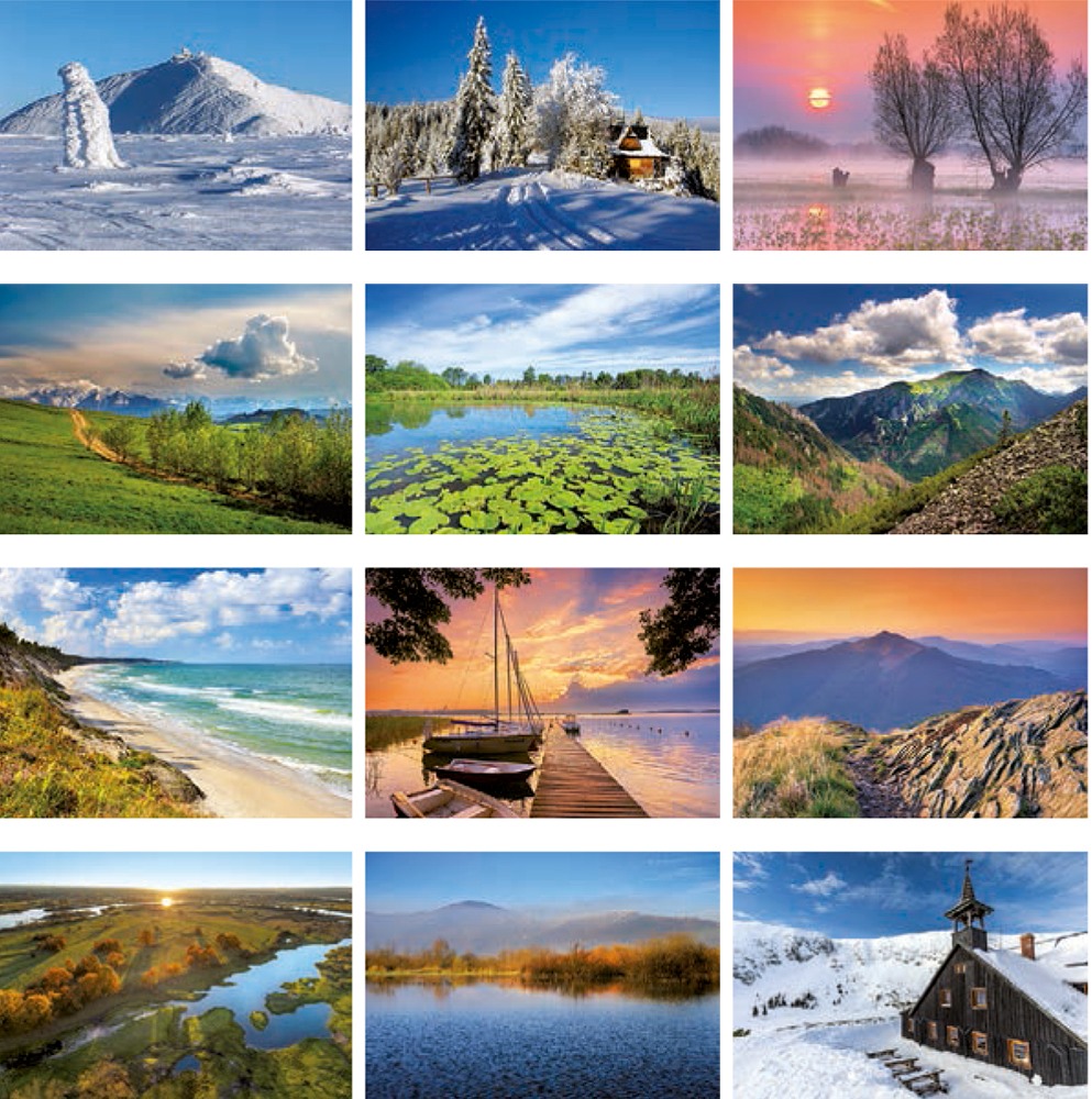 Kalendarz Rodzinny WL03 Pejzaże Polski