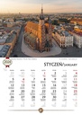 Kalendarz Ścienny 2026 Kraków Fotografie B5