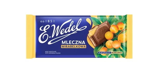 Czekolada 100g Smaki Lata Mleczna Mirabelkowa Wedel