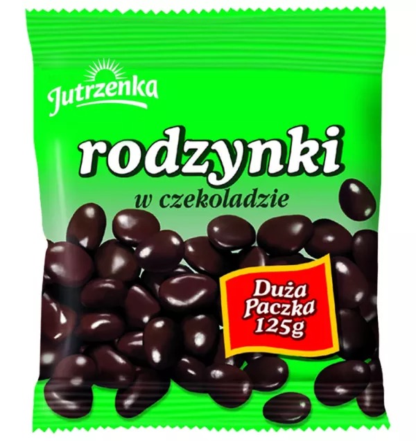 Rodzynki w czekoladzie 125g Jutrzenka Colian