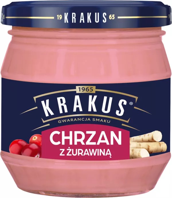 Chrzan z Żurawiną 180g Krakus Maspex