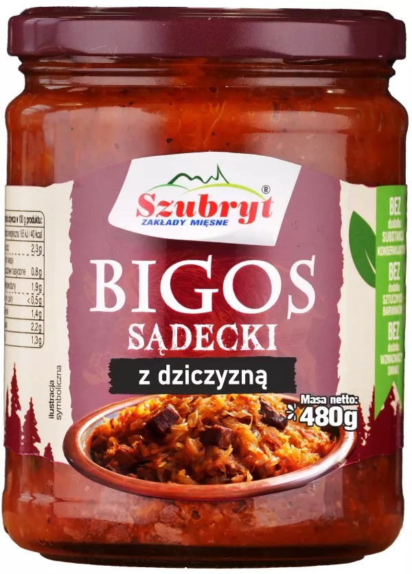 Bigos Sădecki 480g Cu Carne De Vânat Szubryt