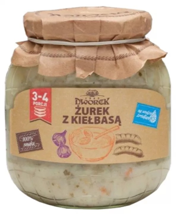 Supă Zurek Cu Cârnați 680g Dworek