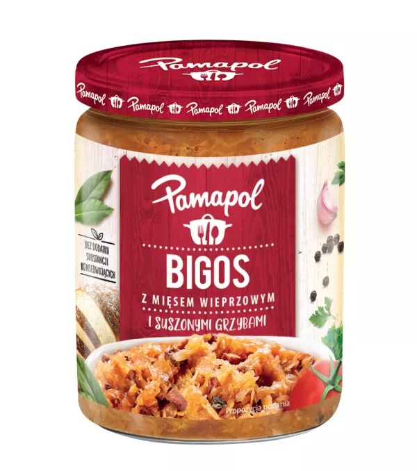 Bigos avec viande et champignons 500 g Pamapol