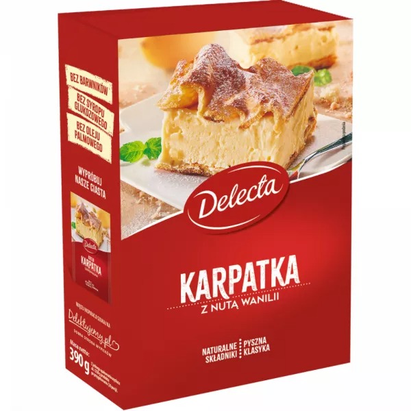Gâteau Karpatka Delecta 375g