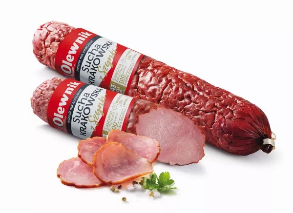 Kielbasa krakowska sucha ok 0,75kg  Olewnik