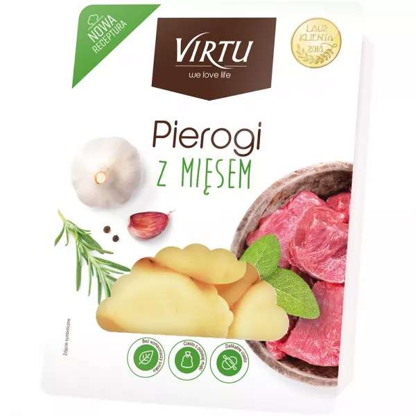 Pierogi z mięsem 400g Virtu