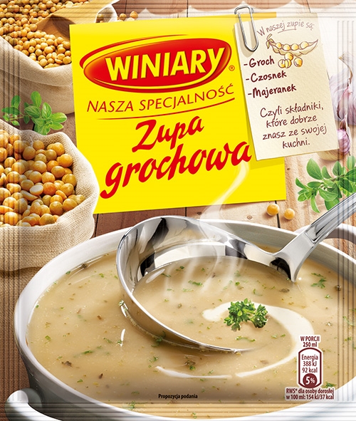 Winiary Soupe de pois cassés 75g