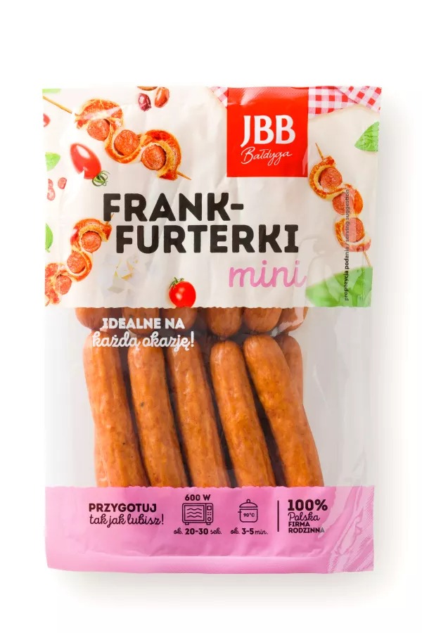 Mini cârnați frankfurter aprox. 0,35kg JBB