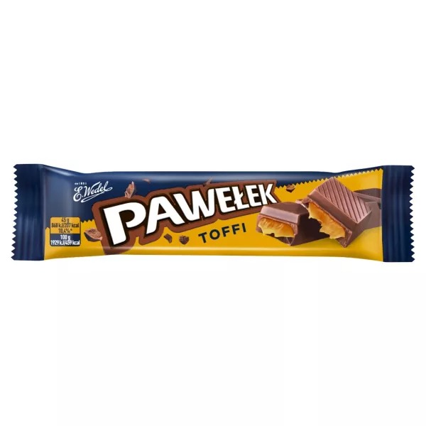 Baton Pawełek Toffee 45g Wedel