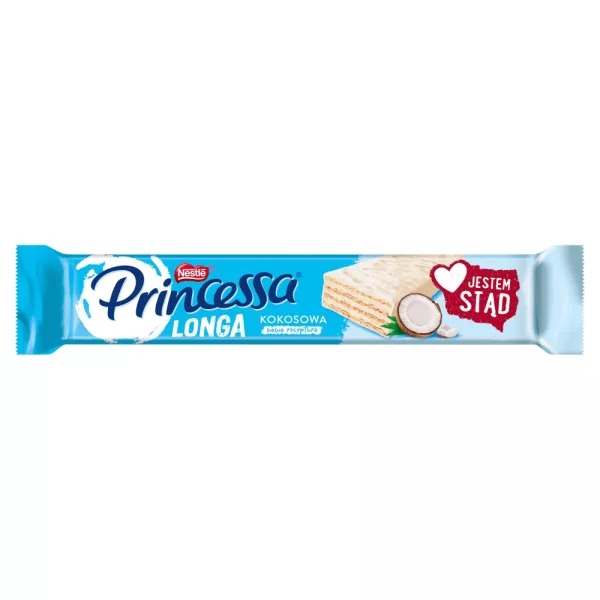 Napolitană Princessa Longa cu Nucă de Cocos 40g Nestle