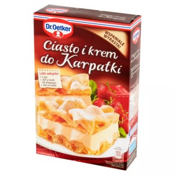 Préparation pour Gâteau et Crème Karpatka Dr Oetker 380g