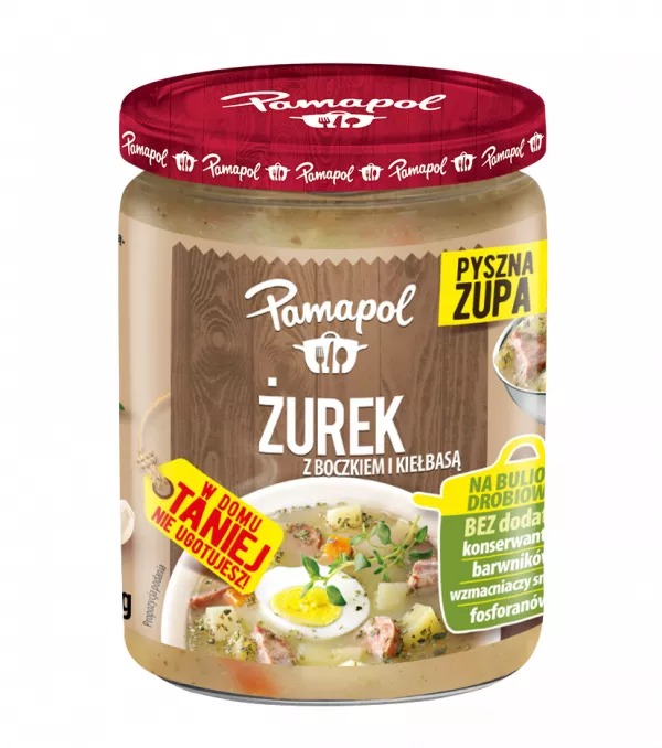 Żurek au Lard Fumé et Saucisse 470G Pamapol