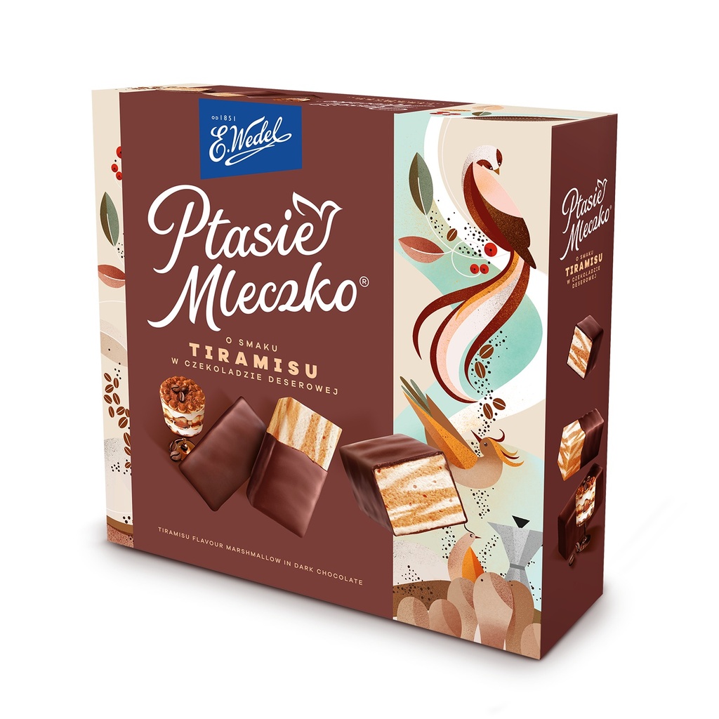 Ptasie Mleczko 340G Tiramisu Wedel