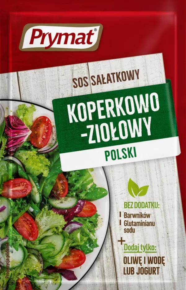 Sos Sałatkowy Koperkowo-Ziołowy Prymat 9g