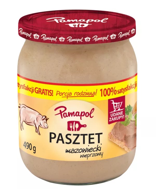Pate Mazovian de Porc 490g Pamapol