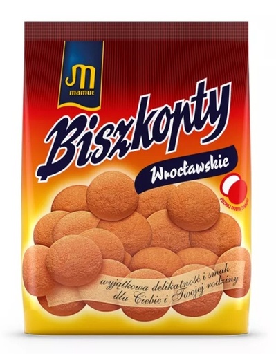 Biszkopty Wrocławskie 120G Mamut