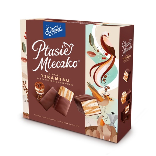 Ptasie Mleczko 340G Tiramisu Wedel