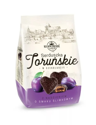 Turtă dulce cu ciocolată și umplutură de prune 150g Kopernik