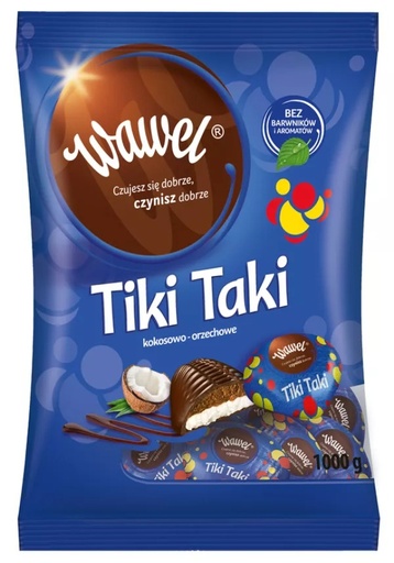 [r009-01-00369-] Ciocolată Tiki Taki 1kg Wawel