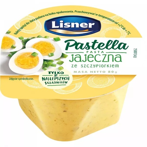 [rc03-02-00578-] Pâte aux Œufs 80g Pastella Lisner 6x80g