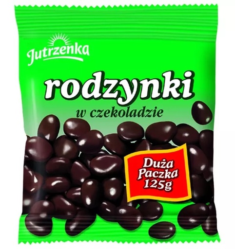 [r008-01-00287-] Stafide În Ciocolată 125g Jutrzenka COLIAN
