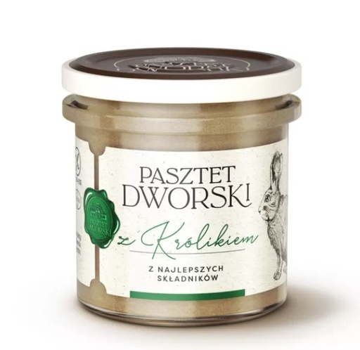 [r002-03-00040-r002-059-3] Pasztet Dworski 130g z Królikiem Profi
