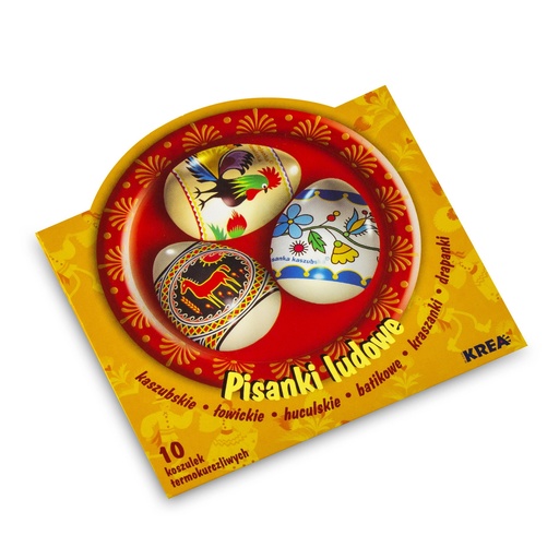 [r011-04] Folii Decorative Pentru Ouă Tradiționale Krea