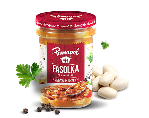 [r003-03-00071-r003-101] Fasolka po Bretońsku z boczkiem 500g Pamapol