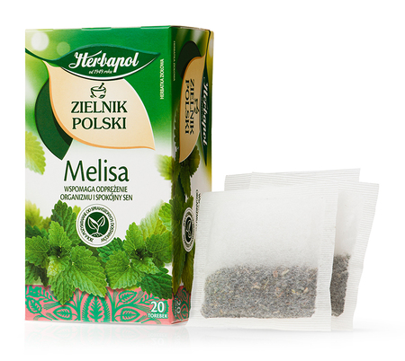 [r010-01-00392-r010-400] Herbata Ziołowa Melisa 20x2g Herbapol