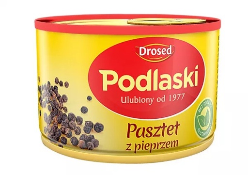 [r003-05-00081-r003-114] Pasztet drobiowy z pieprzem Podlaski 155g Drosed 