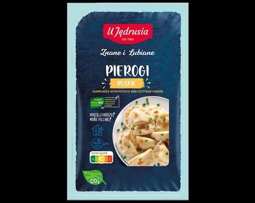 [rc02-02-00541-rc03-614] Pierogi russe aux pomme de terre et fromage 400g U Jedrusia