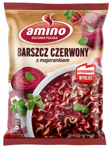 [r007-01-00243-r007-297] Zupa Noodle Barszcz Czerwony 69g Amino