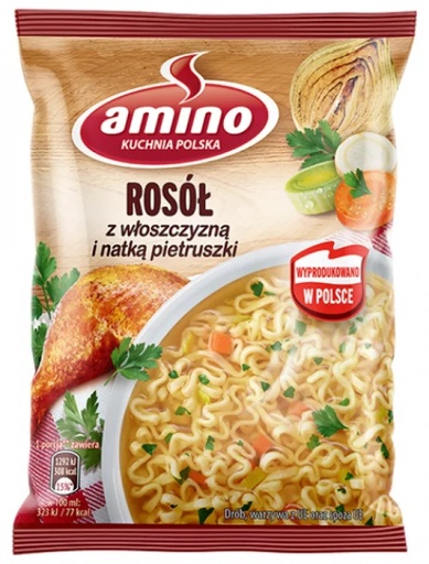 [r007-01-00245-r007-299] Soupe Nouilles Bouillon de poulet 59g Amino