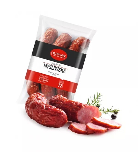 [rc03-04-00565-rc04-667] Saucisse fumée du chasseur 180g Olewnik