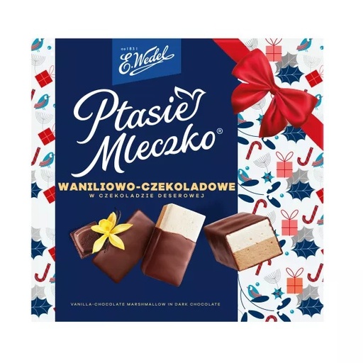 [r011-441] Ptasie Mleczko Vanille-Chocolat 340g Wedel Édition Fêtes
