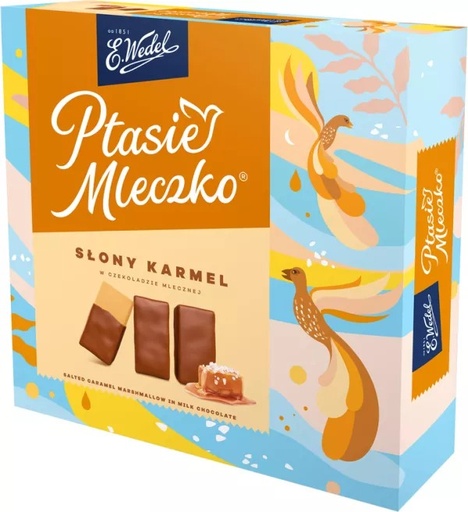 Ptasie Mleczko 340g Caramel Sărat Wedel